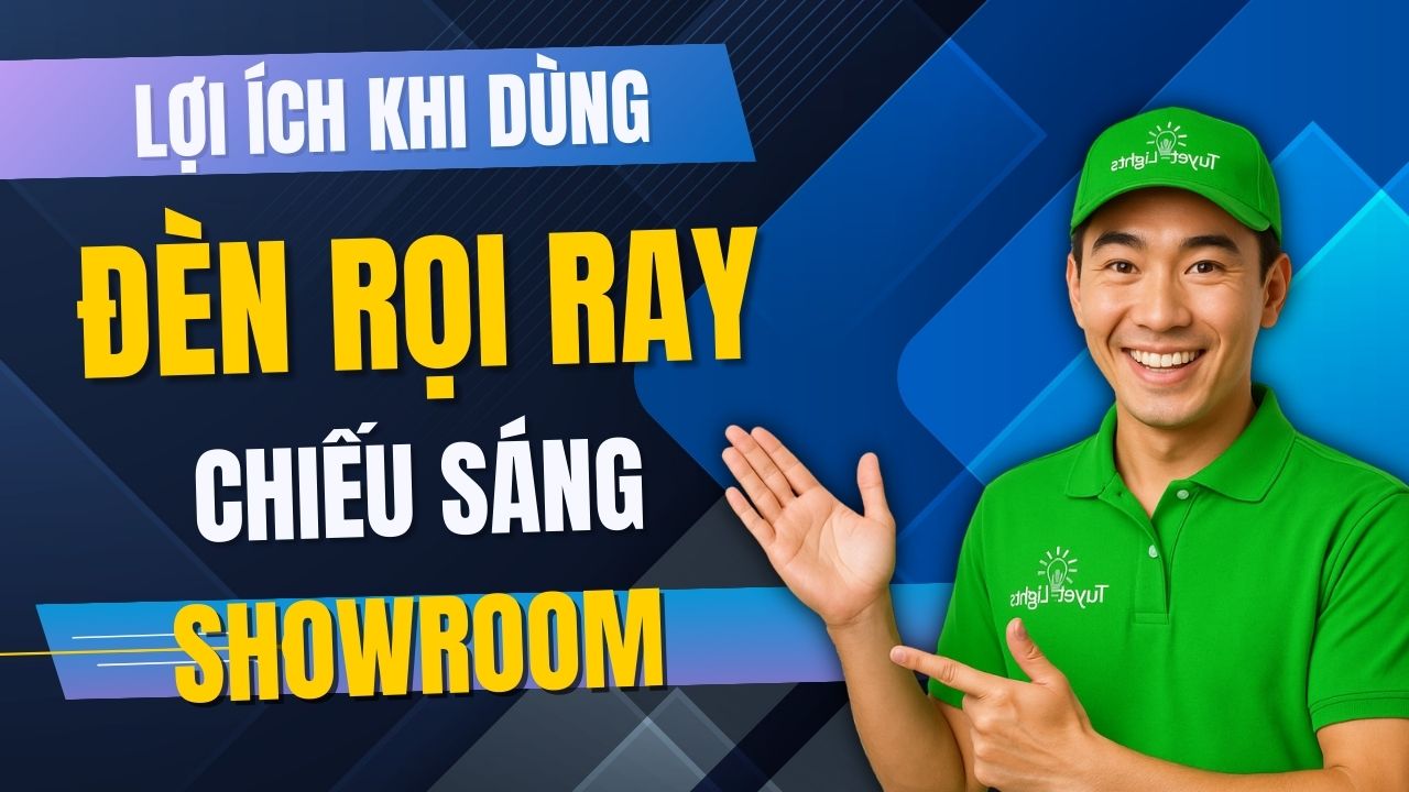 Lựa chọn màu ánh sáng đèn rọi ray (3000K – 4000K – 6000K) theo loại sản phẩm trưng bày